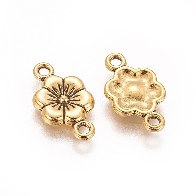 Tibetan Style Alloy Flower Links Connectors LS-GLF5093Y-1