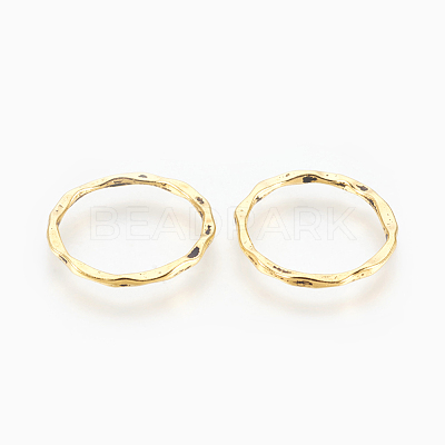 Tibetan Style Linking Rings PALLOY-A017-AG-LF-1