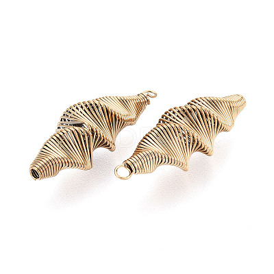 304 Stainless Steel Pendants STAS-T073-77G-1