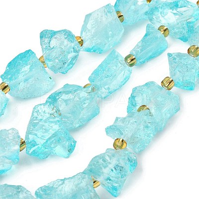 Raw Rough Natural Quartz Crystal Beads Strands G-Z131-J01-05-1