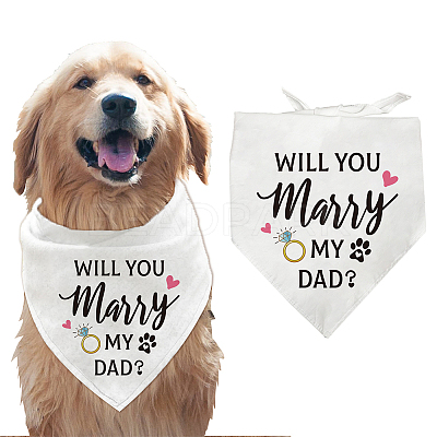 Cotton Dog's Kerchief AJEW-WH0503-006-1