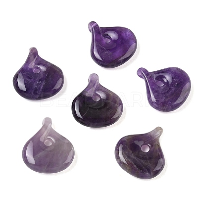 Natural Amethyst Pendants GG-CBA12F1-01A-1