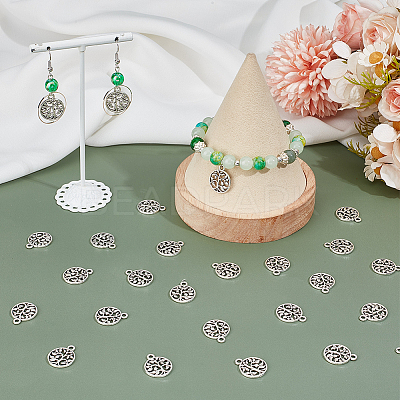 100Pcs Tibetan Style Alloy Pendants TIBEP-SC0002-95-1