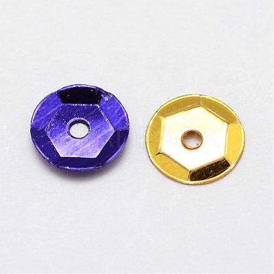 Plastic Paillette Beads PVC-A001-10mm-M-1