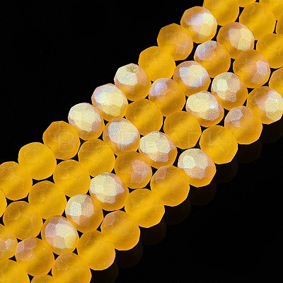 Transparent Glass Beads Strands EGLA-A044-T6mm-MB05-1