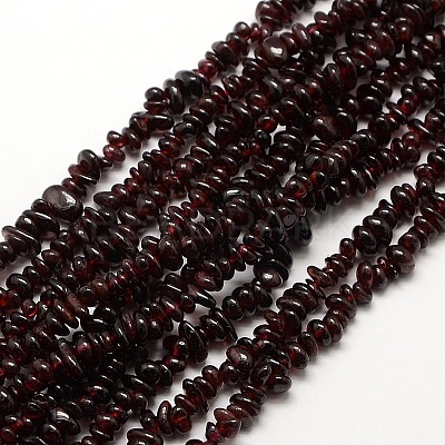Natural Garnet Beads Strands G-P035-18-1