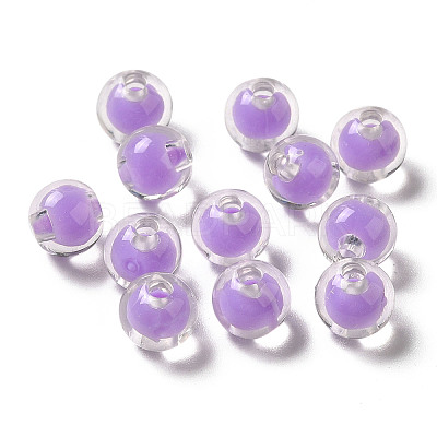 Transparent Acrylic Beads OACR-Z006-02C-1