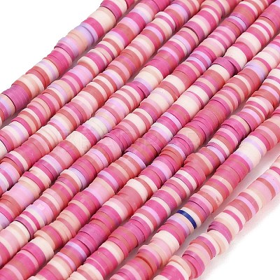 Handmade Polymer Clay Beads Strands PY-CBA21A8-01B-1