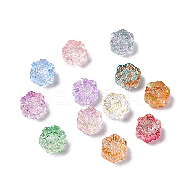 Electroplated Glass Beads X-GLAA-G090-01-1