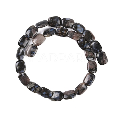 Natural Glaucophane Beads Strands G-C141-C01-02-1