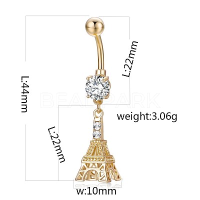 Piercing Jewelry AJEW-EE0006-74A-G-1