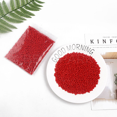 Baking Paint Glass Seed Beads SEED-S003-K20-1