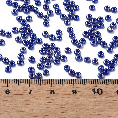 8/0 Czech Opaque Glass Seed Beads SEED-N004-003A-24-1