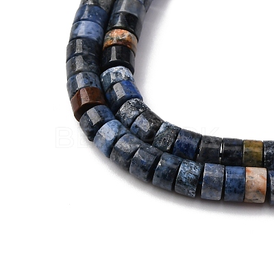 Natural Dumortierite Beads Strands G-H230-71-1