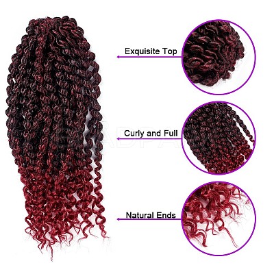 Spring Twist Ombre Colors Crochet Braids Hair OHAR-G005-10C-1