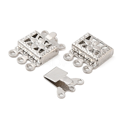 Brass Box Clasps KK-XCP0001-70P-1