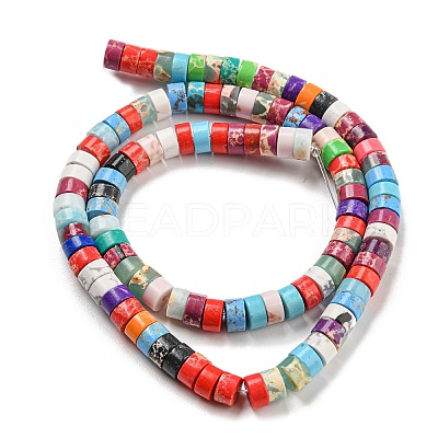 Synthetic Imperial Jasper Dyed Beads Strands G-D077-D01-01-1