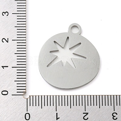 Non-Tarnish 304 Stainless Steel Pendants STAS-B056-26P-03-1