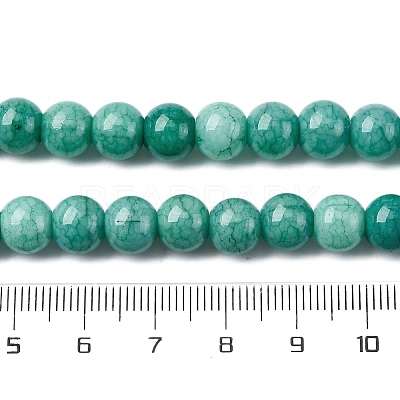 Ombre Effect Dyed Glass Beads Strands GLAA-T031-01O-09-1