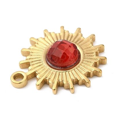Real 18K Gold Plated 304 Stainless Steel Pendants STAS-A084-21G-03-1