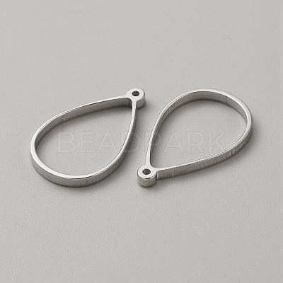 304 Stainless Steel Open Back Bezel Pendants FIND-WH0152-123G-1