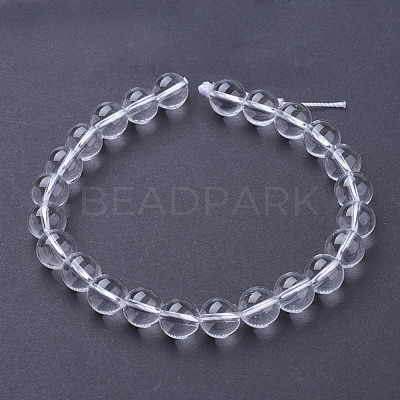 Natural Quartz Crystal Beads Strands G-C175-8mm-2-1