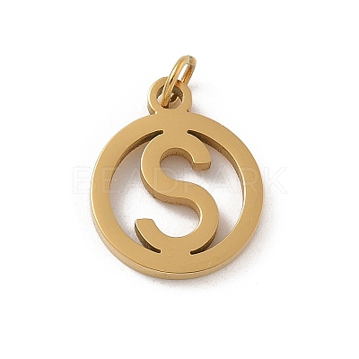 304 Stainless Steel Charms
with Jump Ring LS-STAS-R001-02G-S-1