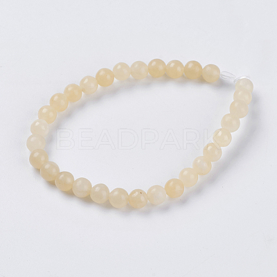 Natural Topaz Jade Beads Strands G-G515-10mm-03B-1