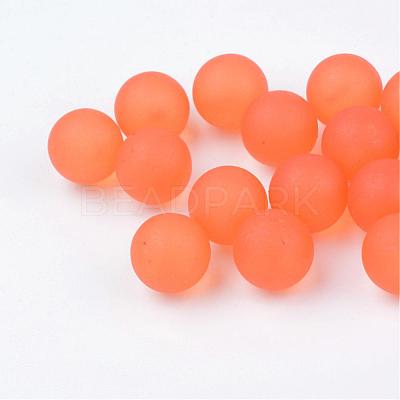 Transparent Acrylic Beads FACR-R022-8mm-M-1