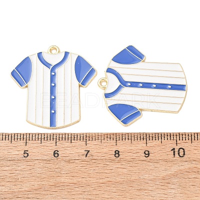 Baseball Alloy Enamel Pendants AL-CBA2679-07E-G02-1