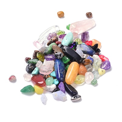 Natural & Synthetic Mixed Gemstone Beads G-XCP0006-23-1