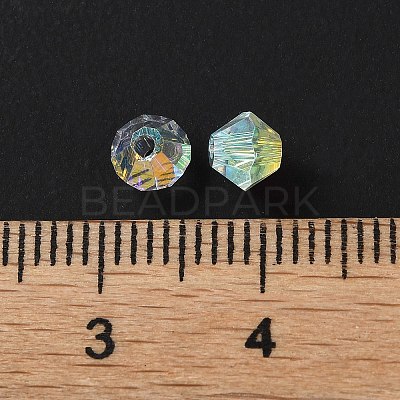 Electroplate Glass Beads GGLA-Z004-04AB-1