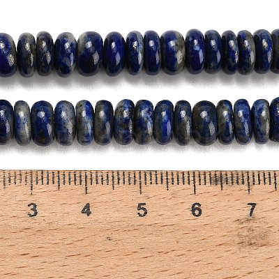 Natural Lapis Lazuli Beads Strands G-H329-B01-5x8mm-1