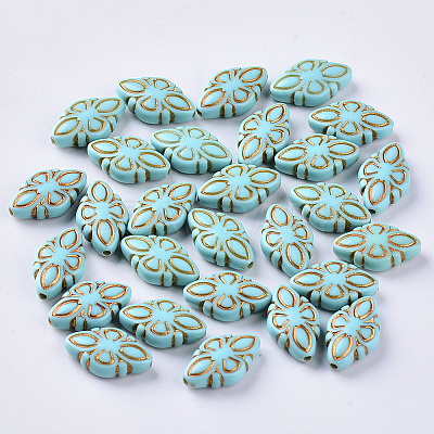 Plating Acrylic Beads LS-X-OACR-S029-111-1