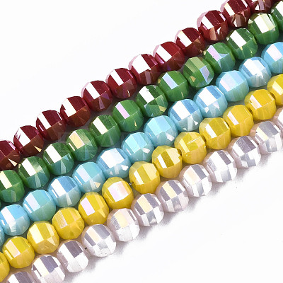 Electroplate Glass Beads Strands EGLA-S194-01A-A-1