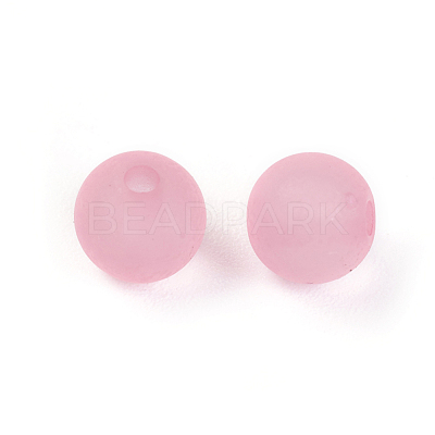 Transparent Acrylic Ball Beads X-FACR-R021-6mm-15-1