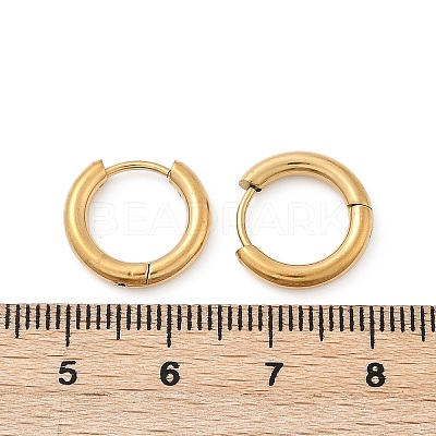 202 Stainless Steel Huggie Hoop Earrings LS-EJEW-F111A-14mm-G01-1