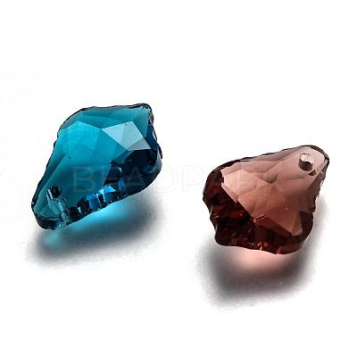 Faceted Glass Pendants GLAA-F068-C-01-M-1