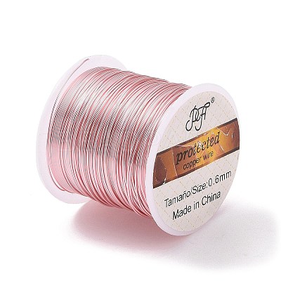 Copper Craft Wire Copper Beading Wire CWIR-F001-RG-0.6mm-1