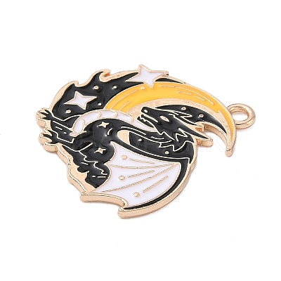 Alloy Enamel Pendants ENAM-P258-05D-G-1