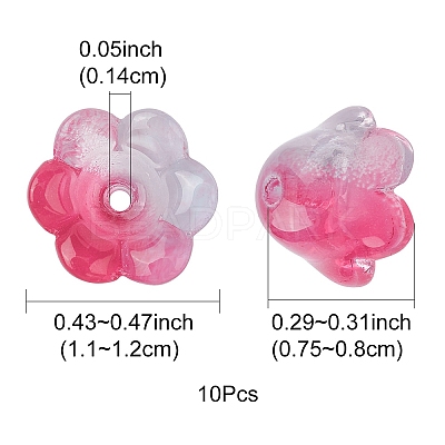 Transparent Glass Beads LAMP-FS0001-09C-1
