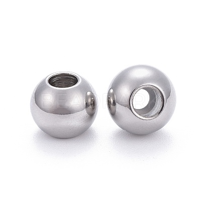 201 Stainless Steel Beads STAS-L218-15P-1