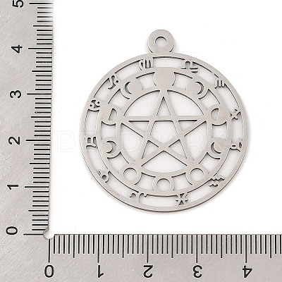 201 Stainless Steel Pendants STAS-Z109-02P-1-1