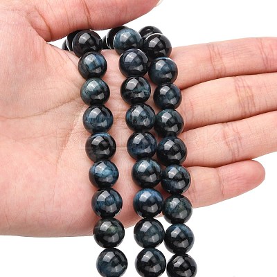 Natural Tiger Eye Beads Strands G-G448-10mm-19AB+-1