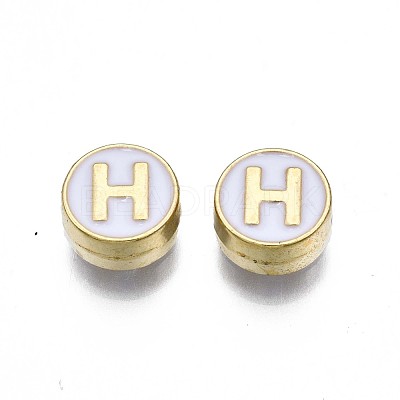Alloy Enamel Beads ENAM-N052-006-01H-RS-1