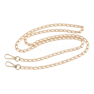 Alloy Twisted Chain Bag Chains X-AJEW-H145-86G-1
