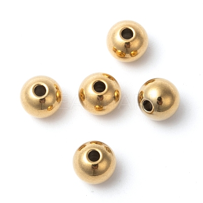 Ion Plating(IP) 304 Stainless Steel Beads STAS-D052-8mm-G-1