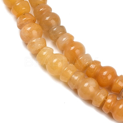 Natural Topaz Jade Beads Strands G-P595-B03-01-1