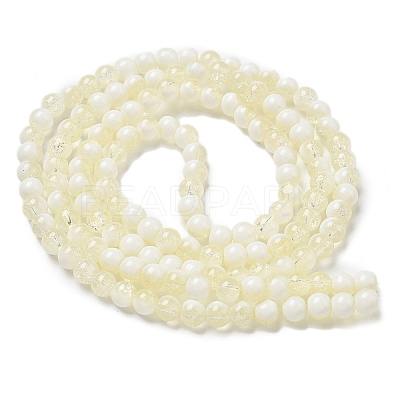 Crackle Glass Beads X1-GLAA-U001-6mm-11-1