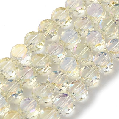 Electroplate Glass Beads Strands EGLA-C010-01A-HR03-1